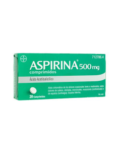 Aspirina 500 mg comprimidos