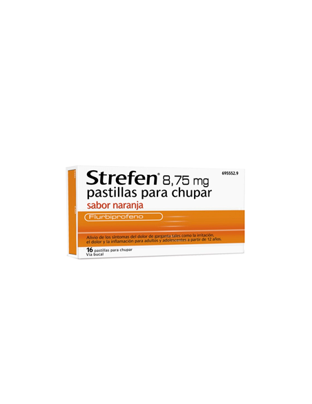 Strefen 8,75 mg pastillas para chupar sabor naranja