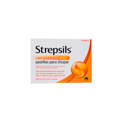 Strepsils con vitamina c pastillas para chupar
