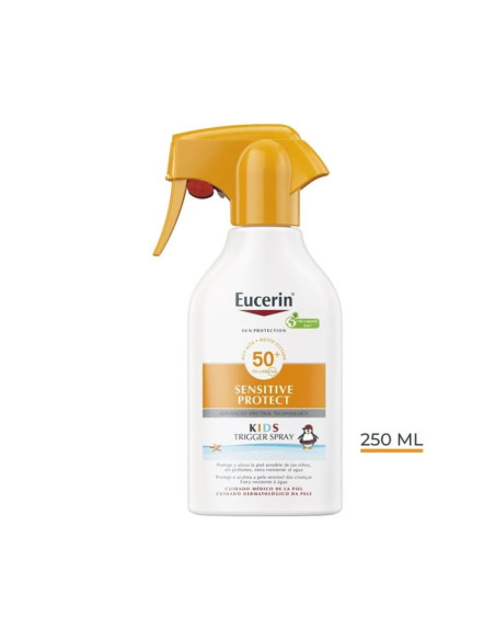 EUCERIN SUN PROTECTION 50+ SPRAY INFANTIL SENSITIVE PROTECT 1 ENVASE 250 ML