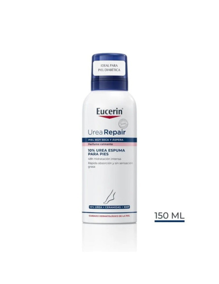 EUCERIN UREAREPAIR PLUS 10% UREA ESPUMA PARA PIES  1 ENVASE 150 ML