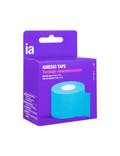 INTERAPOTHEK VENDAJE KINESIO TAPE  1 UNIDAD 5 M X 5 CM COLOR AZUL
