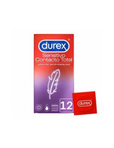 DUREX SENSITIVO CONTACTO TOTAL PRESERVATIVOS 12 UNIDADES
