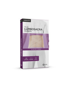 FAJA LUMBOSACRA CLASICA FARMALASTIC 1 UNIDAD TALLA EXTRA GRANDE COLOR BEIGE
