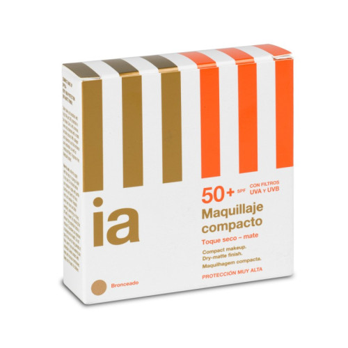 INTERAPOTHEK MAQUILLAJE COMPACTO SPF 50+  1 ENVASE 15 ML TONO BRONCEADO