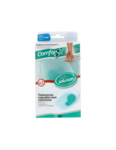 TALONERAS ESPOLON CON CAZOLETA COMFORSIL SILICONA 2 UNIDADES TALLA L CC212L