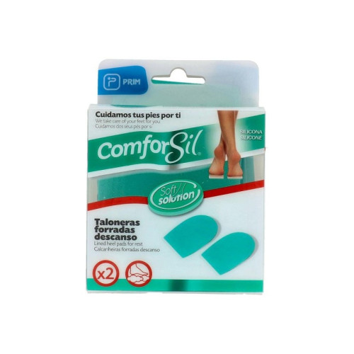 TALONERAS FORRADAS DESCANSO COMFORSIL SILICONA 2 UNIDADES TALLA L CCF214L