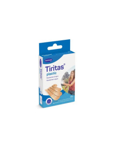 TIRITAS PLASTIC APOSITO ADHESIVO 20 UNIDADES SURTIDO 4 TAMAÑOS