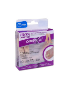 TUBO PROTECTOR DEDOS RECUBRIMIENTO INTERIOR GEL COMFORGEL TEJIDO CANALE 1,5 CM DIAMETRO 2 UNIDAD