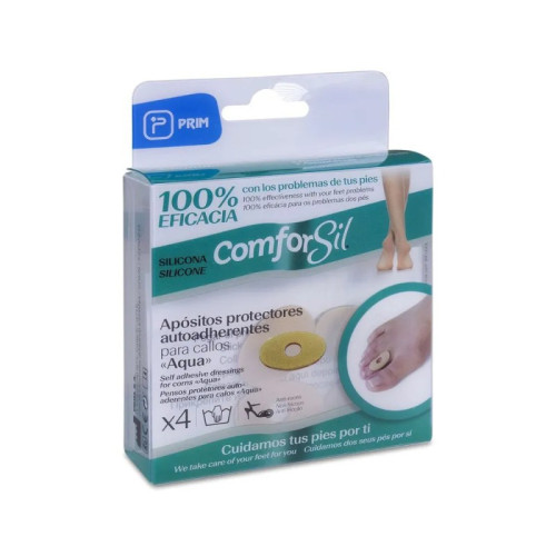 PARCHES ADHERENTES PARA CALLOS COMFORSIL AQUA 4 UNIDADES CC327