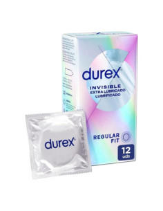 DUREX INVISIBLE EXTRA FINO EXTRA SENSITIVO PRESERVATIVOS 12 UNIDADES