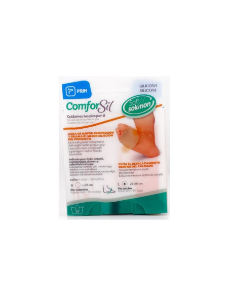 PROTECTOR TEJIDO ELASTICO CON SILICONA PARA JUANETES COMFORSIL 1 UNIDAD TALLA S CC264S
