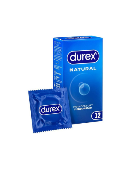 DUREX NATURAL PLUS PRESERVATIVOS 12 UNIDADES