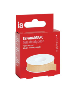 ESPARADRAPO DE TELA DE ALGODON INTERAPOTHEK 1 UNIDAD 5 M X 1,25 CM