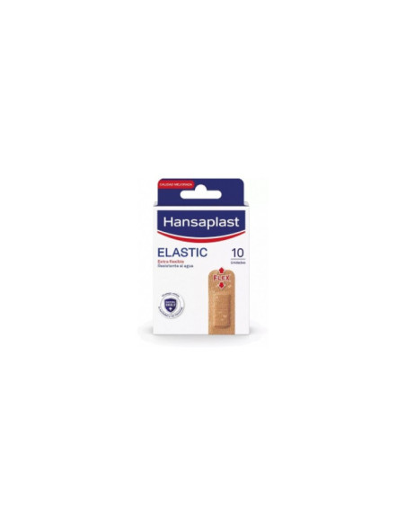 HANSAPLAST ELASTIC APOSITO ADHESIVO 10 UNIDADES 72 MM X 22 MM