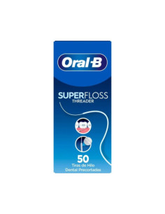 ORAL-B SUPERFLOSS SEDA DENTAL MENTA 50 UNIDADES