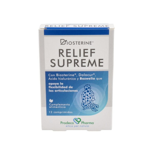 BIOSTERINE RELIEF SUPREME  12 COMPRIMIDOS