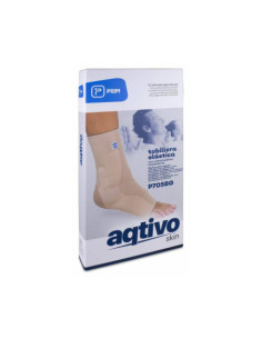 TOBILLERA ELASTICA PRIM AQTIVO SKIN CON ALMOHADILLAS MALEOLARES 1 UNIDAD TALLA XL P705BG