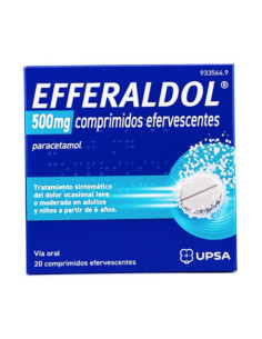 EFFERALDOL 500 MG 20 COMPRIMIDOS EFERVESCENTES