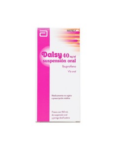 DALSY 40 MG/ML SUSPENSION ORAL 1 FRASCO 150 ML