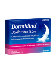 DORMIDINA 12,5 MG 14 COMPRIMIDOS RECUBIERTOS