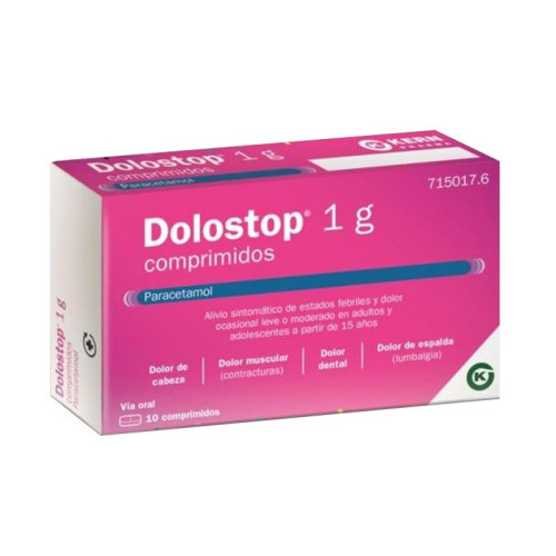 DOLOSTOP 1 G 10 COMPRIMIDOS