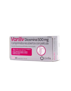VARILIV DIOSMINA 500 MG 60 COMPRIMIDOS RECUBIERTOS