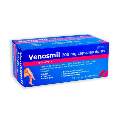 VENOSMIL 200 MG 60 CAPSULAS