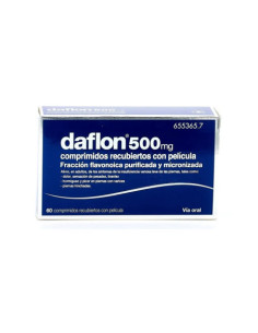 DAFLON 500 MG 60 COMPRIMIDOS RECUBIERTOS