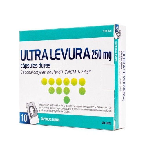 ULTRA-LEVURA 250 MG 10 CAPSULAS (BLISTER)
