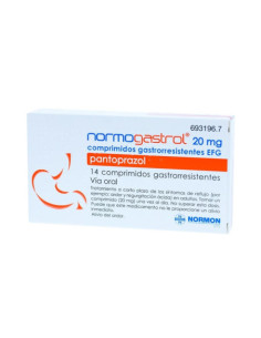 NORMOGASTROL EFG 20 MG 14 COMPRIMIDOS GASTRORRESISTENTES