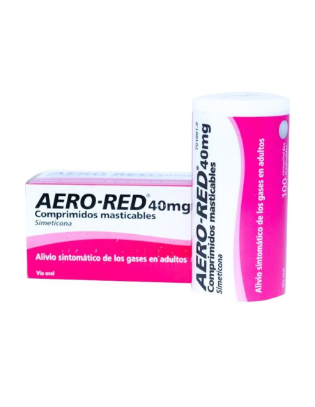 AERO RED 40 MG 100 COMPRIMIDOS MASTICABLES