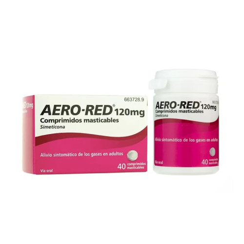 AERO RED 120 MG 40 COMPRIMIDOS MASTICABLES