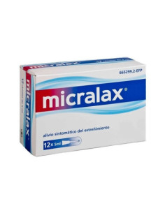 MICRALAX CITRATO/LAURIL SULFOACETATO 450 MG/ML + 45 MG/ML SOLUCION RECTAL 12 ENEMAS 5 ML