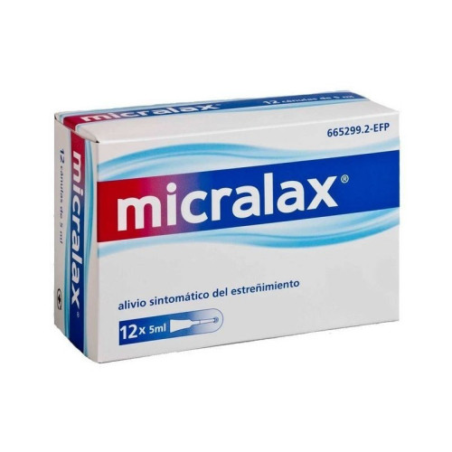 MICRALAX CITRATO/LAURIL SULFOACETATO 450 MG/ML + 45 MG/ML SOLUCION RECTAL 12 ENEMAS 5 ML