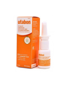 UTABON 0,5 MG/ML SOLUCION PARA PULVERIZACION NASAL 1 FRASCO 15 ML (CON BOMBA DOSIFICADORA)