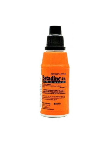 BETADINE JABONOSO 40 MG/ML SOLUCION CUTANEA 1 FRASCO 125 ML