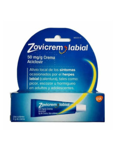 ZOVICREM LABIAL 50 MG/G CREMA 1 TUBO 2 G