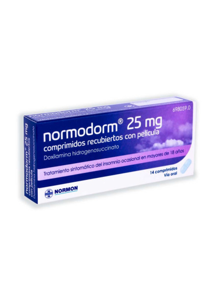 NORMODORM 25 MG 14 COMPRIMIDOS RECUBIERTOS