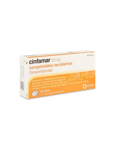 CINFAMAR 50 MG 10 COMPRIMIDOS RECUBIERTOS