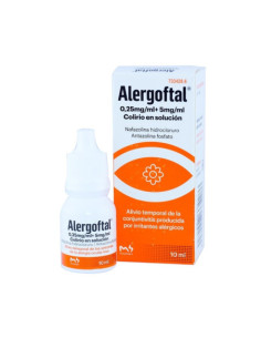 ALERGOFTAL 0,25 MG/ML + 5 MG/ML COLIRIO EN SOLUCION 1 FRASCO 10 ML