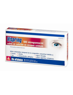 VISPRING 500 MICROGRAMOS/ML COLIRIO EN SOLUCION 10 MONODOSIS 0,5 ML