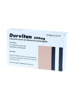 DURVITAN 300 MG 10 CAPSULAS LIBERACION PROLONGADA