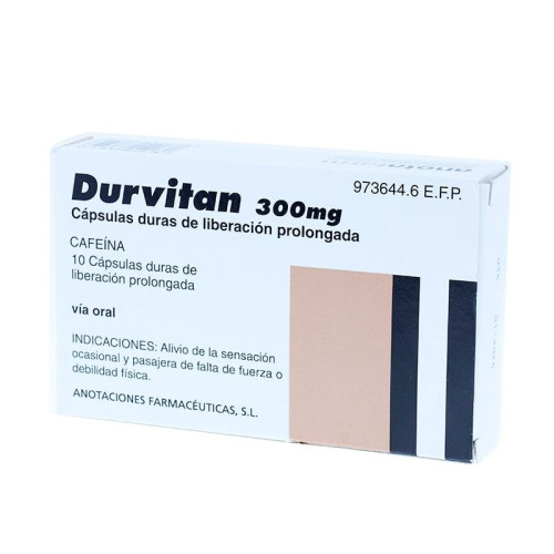 DURVITAN 300 MG 10 CAPSULAS LIBERACION PROLONGADA