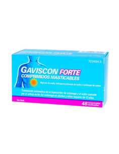 GAVISCON FORTE 48 COMPRIMIDOS MASTICABLES