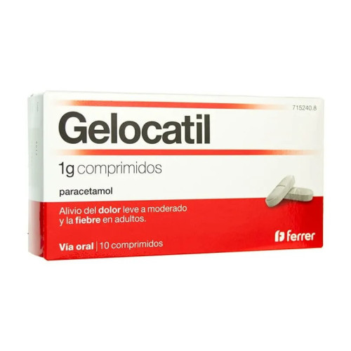 GELOCATIL 1 G 10 COMPRIMIDOS