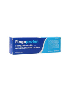 FLOGOPROFEN 50 MG/ML SOLUCION PARA PULVERIZACION CUTANEA 1 FRASCO 100 ML