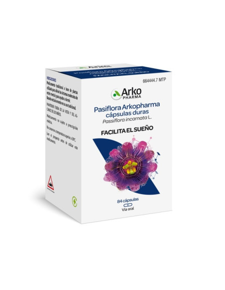 PASIFLORA ARKOPHARMA 300 MG 84 CAPSULAS