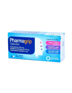 PHARMAGRIP CONGESTION Y SECRECION NASAL 14 CAPSULAS